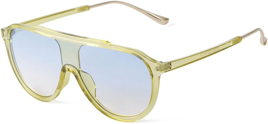 

Модные солнцезащитные очки с плоской верхней частью, цельные, для женщин и мужчин, в стильной зеленой оправе, с двойной оправой, защита от УФ-излучения UV400 TYUVIVO, C3