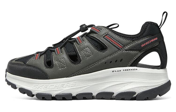 

Skechers Д'Люкс Треккер Сандалии для речного треккинга мужские черно-зеленые