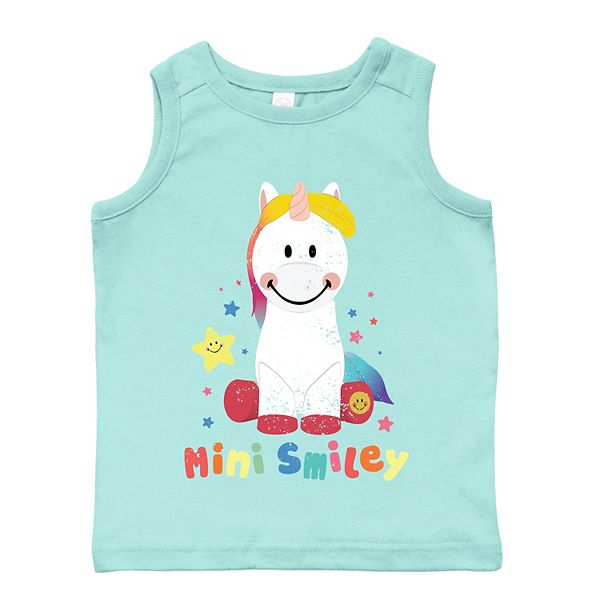 

Футболка Mini smiley unicorn distressed для малышей The Juniper Shop