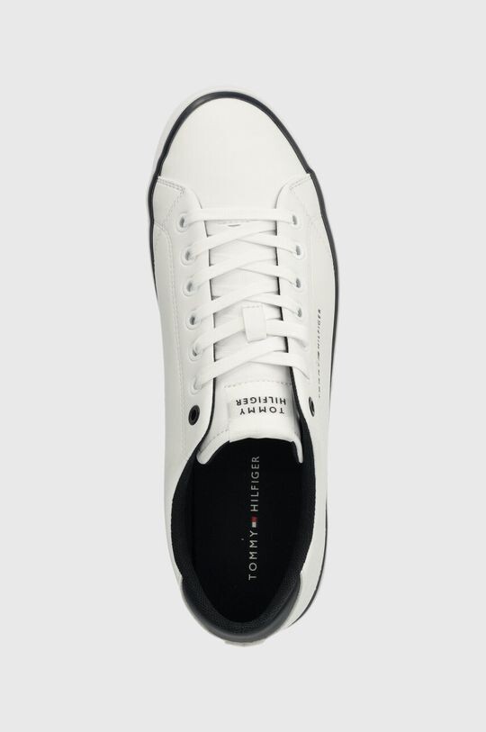 Кроссовки TH HI VULC CORE LOW LEATHER ESS Tommy Hilfiger, белый — фото 4