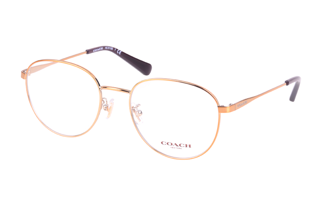 

Оправы для очков унисекс золотые COACH, Gold