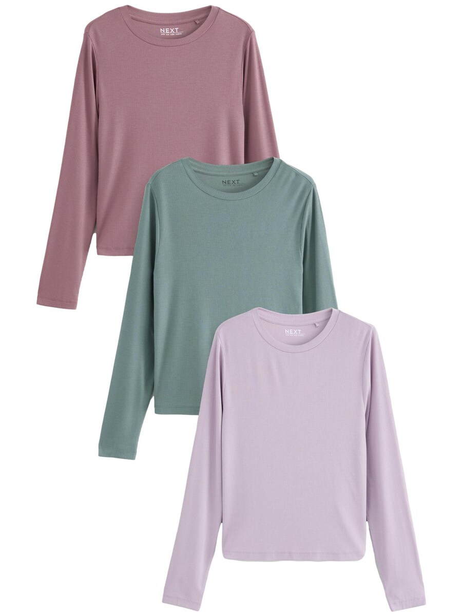 

Лонгслив Next Shirt, цвет light green/berry/light purple