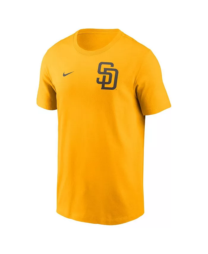 Мужская футболка Gold San Diego Padres 2-Hit Nike — фото 3