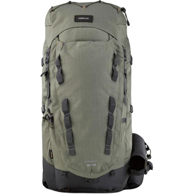 

60-литровый альпинистский рюкзак для активного отдыха из нейлона угольно-серый мужской DECATHLON