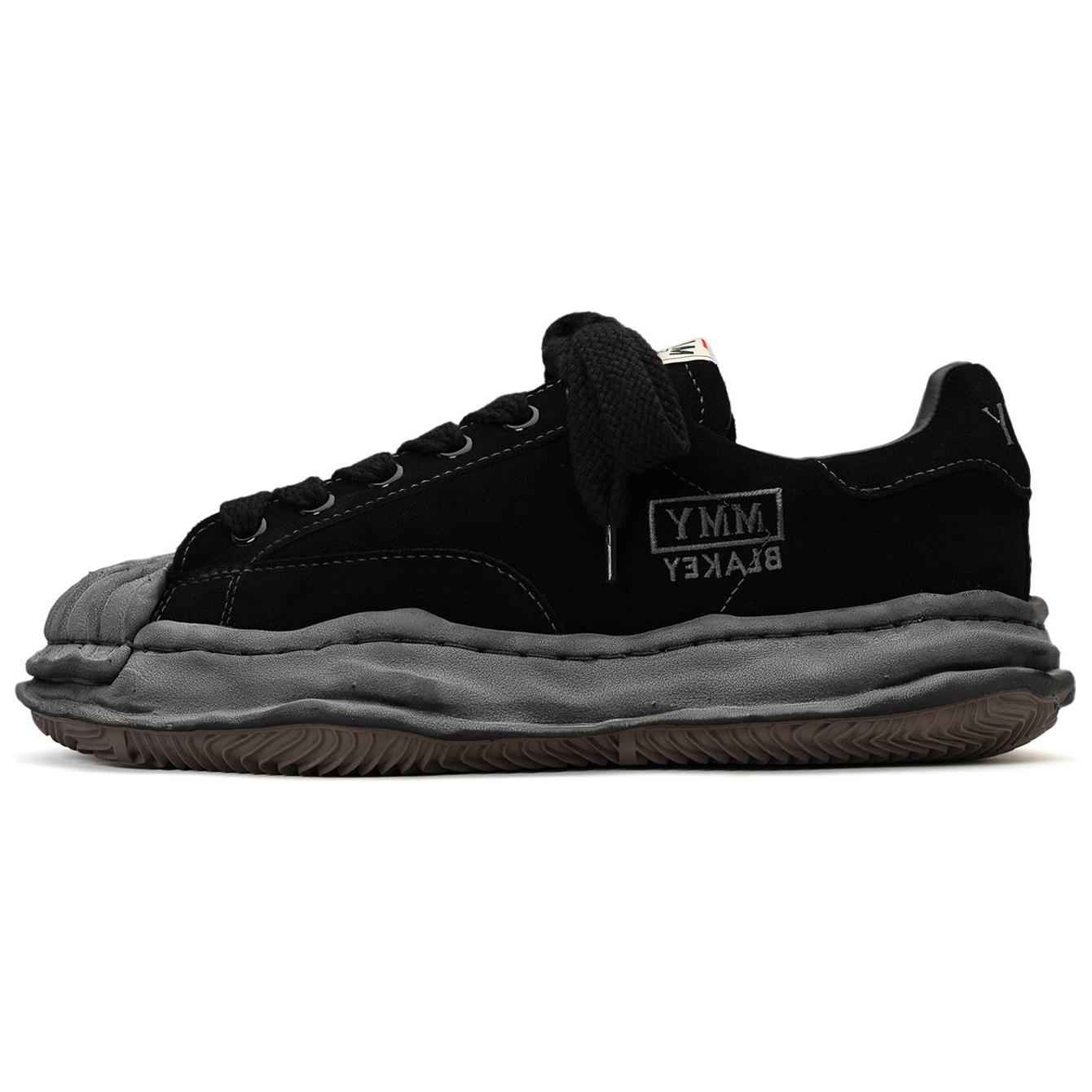 Низкие кеды Maison Blakey MIHARA YASUHIRO, Pure Black