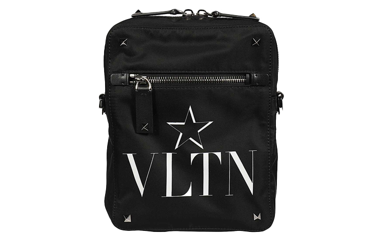 

Valentino Нейлоновая сумка через плечо, мужская сумка черного цвета