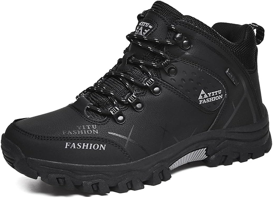 

Мужские походные водонепроницаемые ботинки hongrenamz, легкие дышащие кроссовки для походов, черный