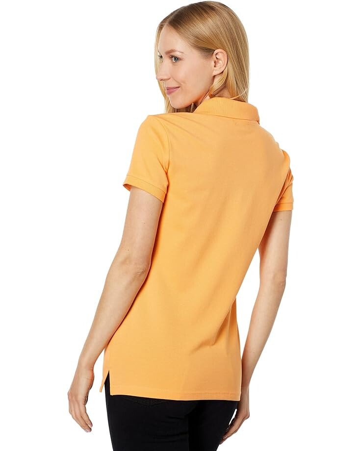 

Поло U.S. POLO ASSN. USPA Metallic Print Polo, цвет Gloaming Orange