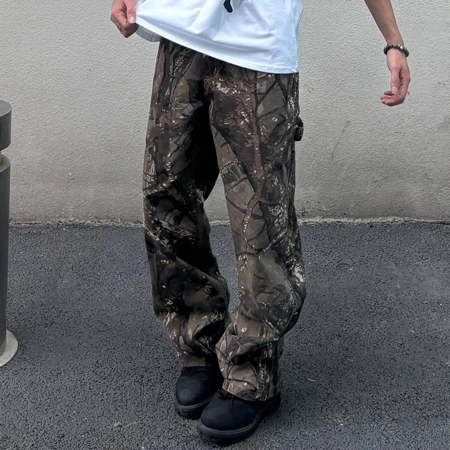 Джинсы с камуфляжем, Camo — фото 3