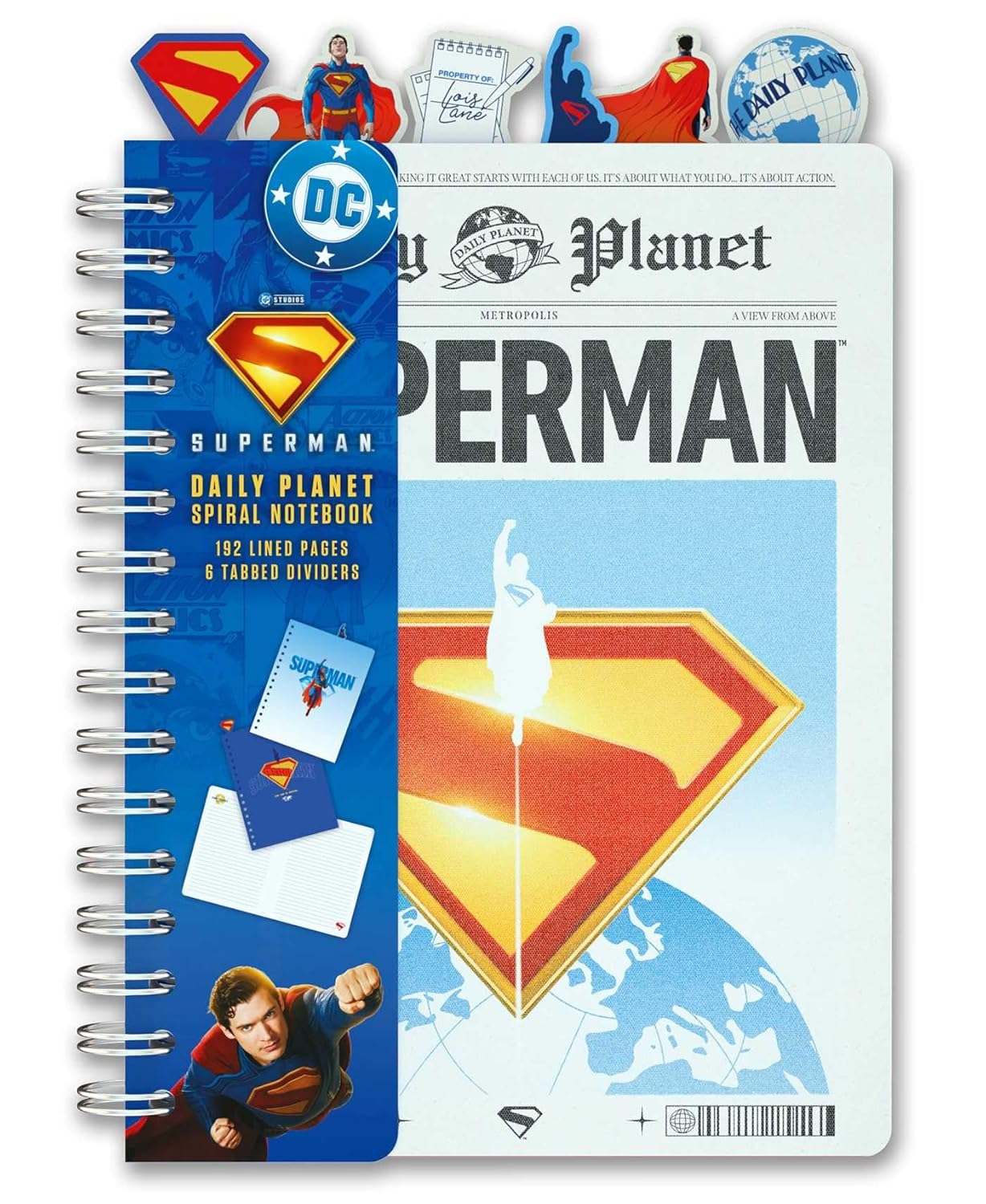 

DC: Superman: The Daily Planet Spiral Notebook (DC Super Heroes) (Insights)