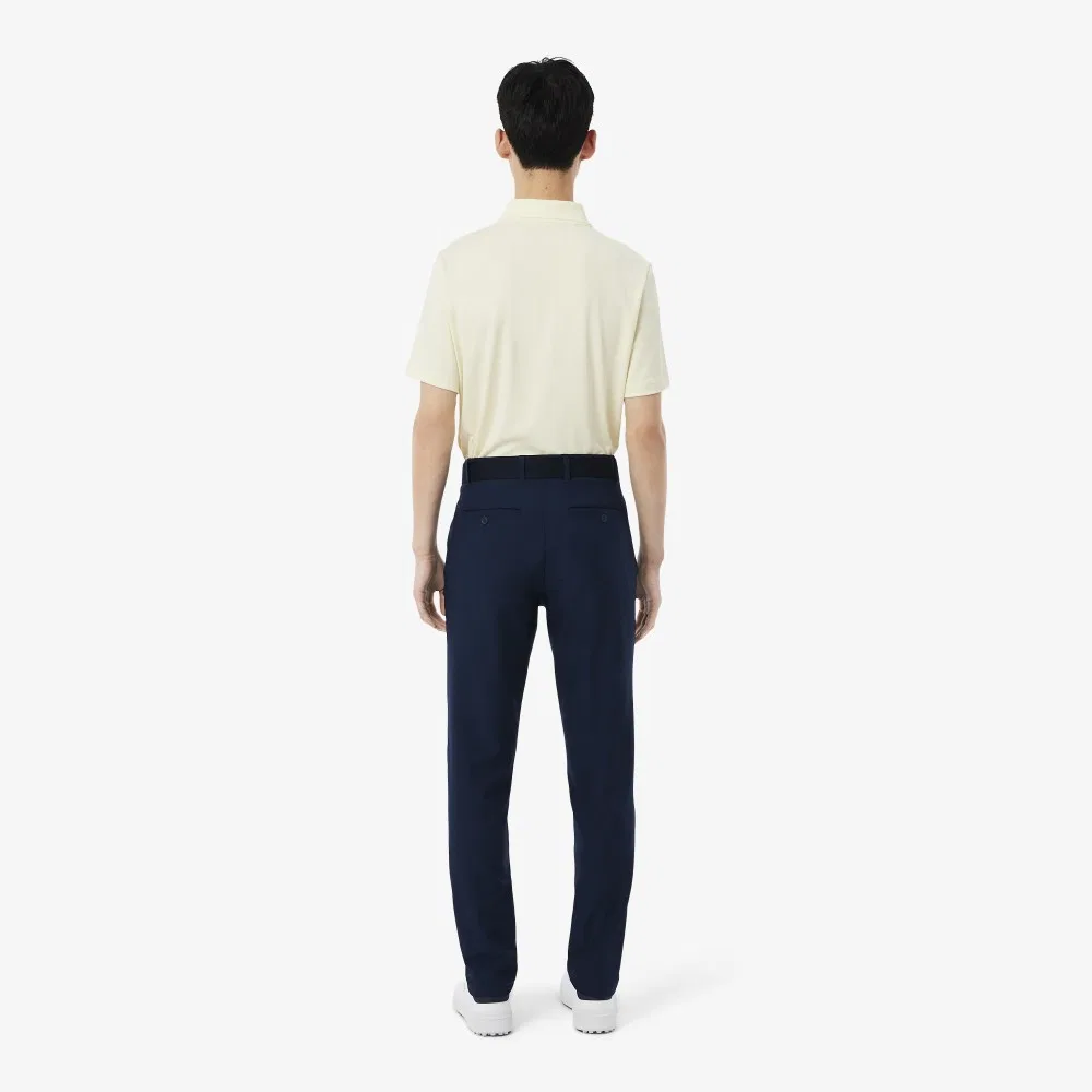Мужские базовые брюки для гольфа тёмно-синие от Lacoste — фото 3