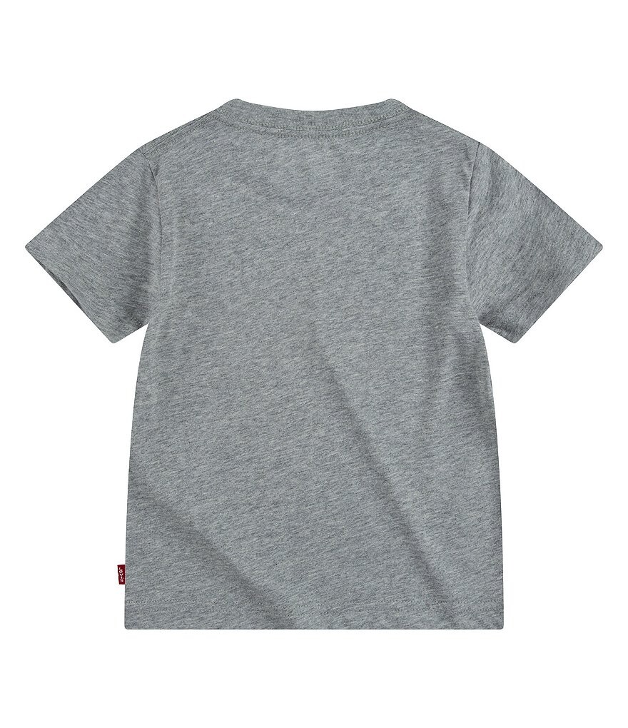 

Футболка с коротким рукавом и логотипом Levi's Little Boys 2T-7, серый