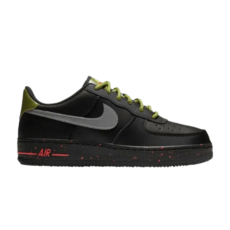 

Кроссовки Nike Air Force 1 Low GS 'Black Asparagus', черный