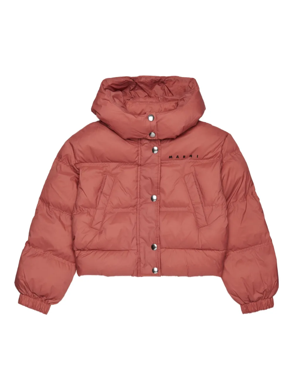 

Куртка-пуховик с капюшоном Marni Kids, красный