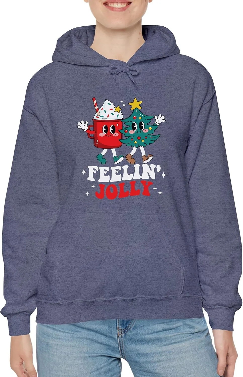 

NACRE APPAREL Feelin' Jolly рождественский худи