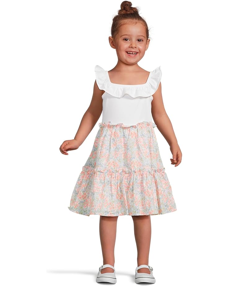 

Платье Janie and Jack Ditsy Floral Mixed Media Dress, цвет Multi Color