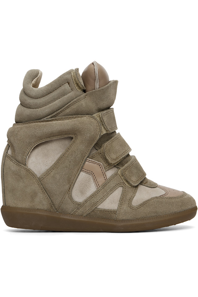 Кроссовки Bekett Isabel Marant, серо-коричневый
