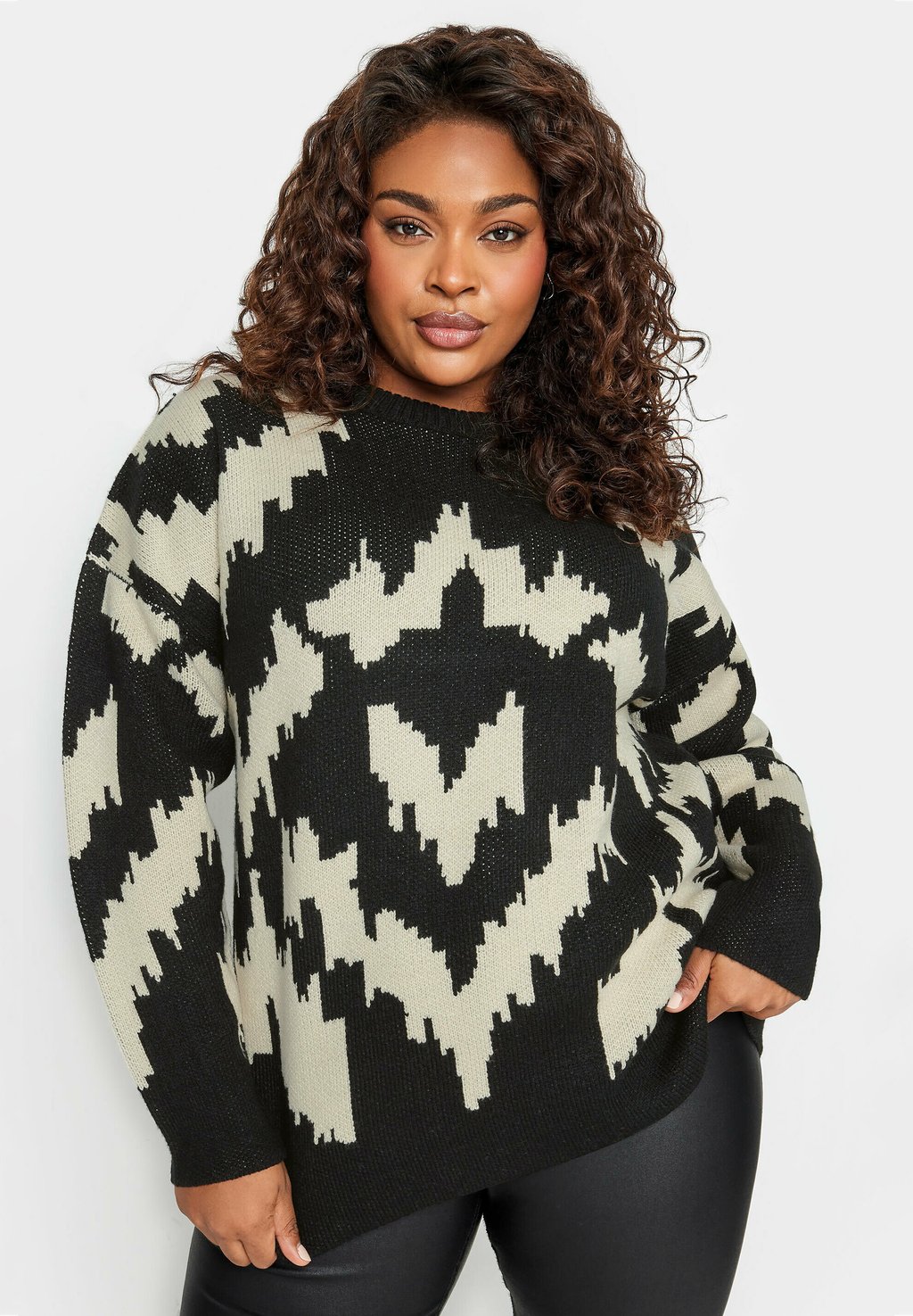 

Джемпер ABSTRACT PATTERN Yours Clothing, антрацит