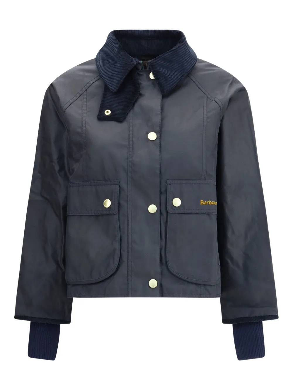 

Куртка с вельветовым воротником Barbour, синий