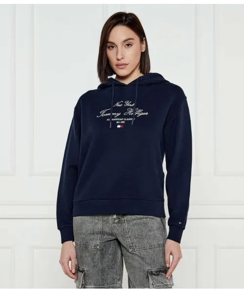 

Толстовка с современной графикой Regular fit Tommy Hilfiger, синий