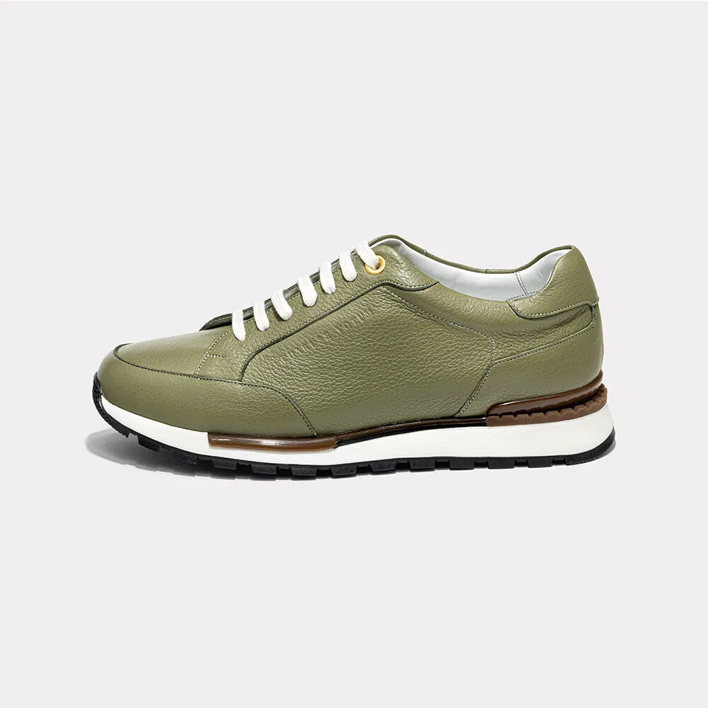 Мужские низкие кроссовки Athletic Runner II зелёные от Charlse Votum