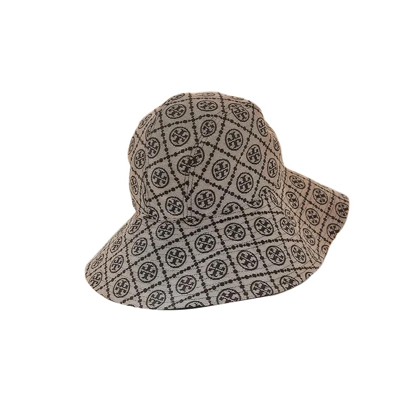 

Cotton, Polyester, Linen, Brass, Lurex Bucket Hats Women's Gray TORY BURCH