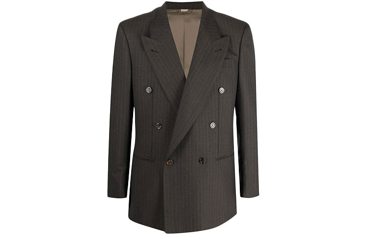 

Пиджак деловой мужской Gucci Pinstripe, коричневый