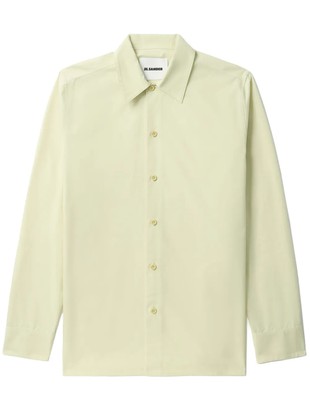

Поплиновая рубашка JIL SANDER, зеленый