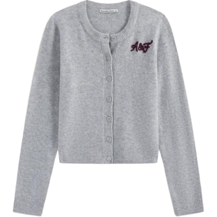 

Трикотаж женский Abercrombie＆Fitch, светло-серый