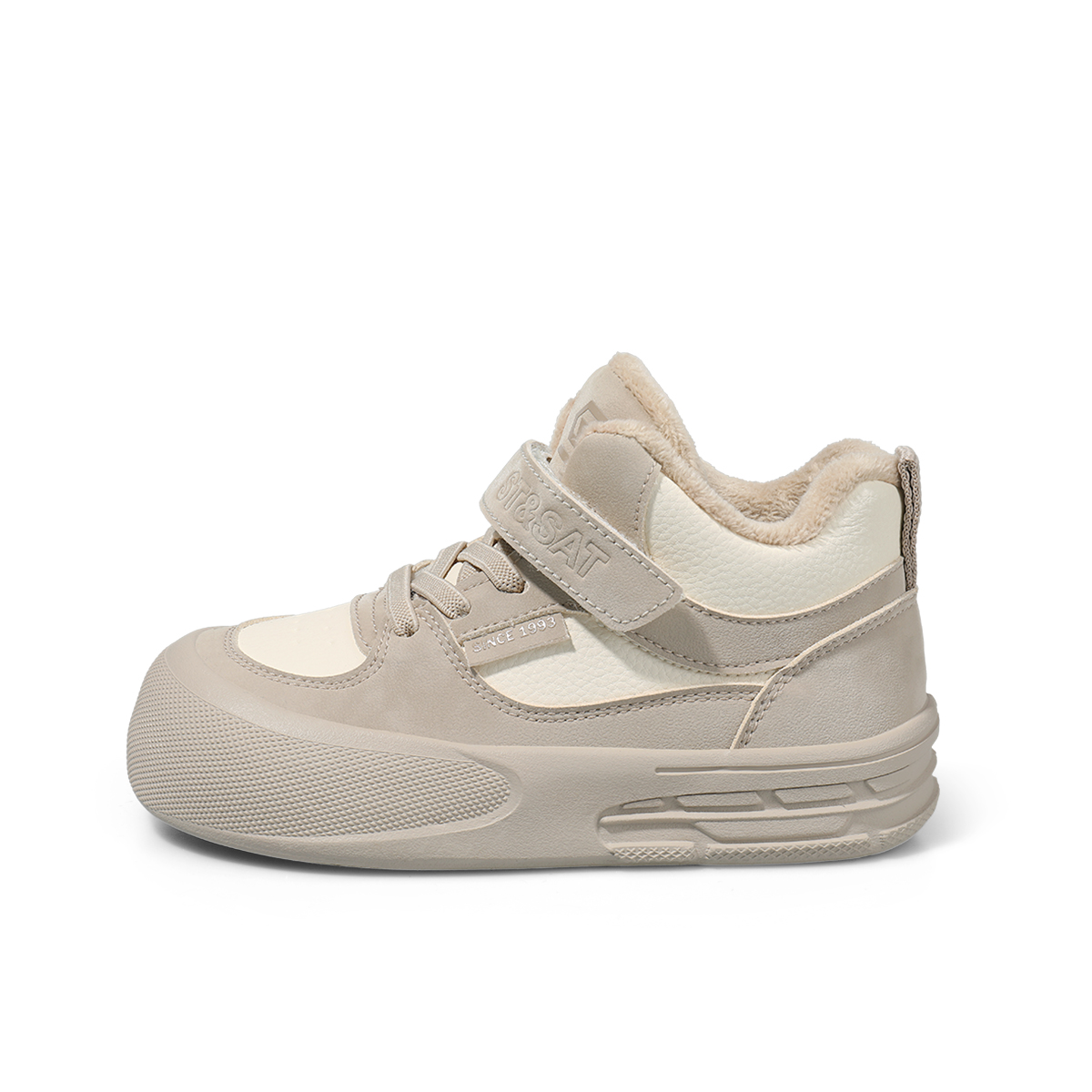 

Непромокаемые нескользящие утепленные мид-топы Kids Lifestyle Shoes для детей ST&SAT, Milk Tea