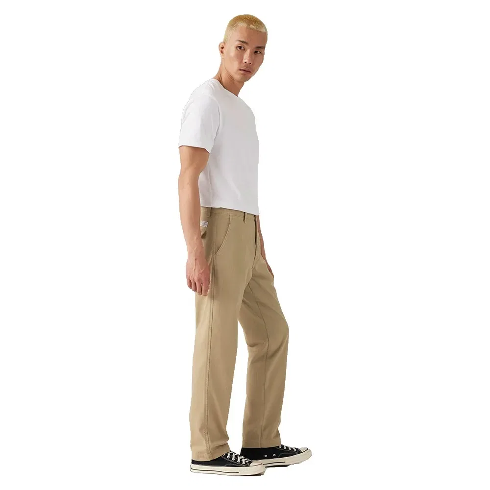 Мужские классические брюки-чинос с прямым кроем Levi's, Beige — фото 4