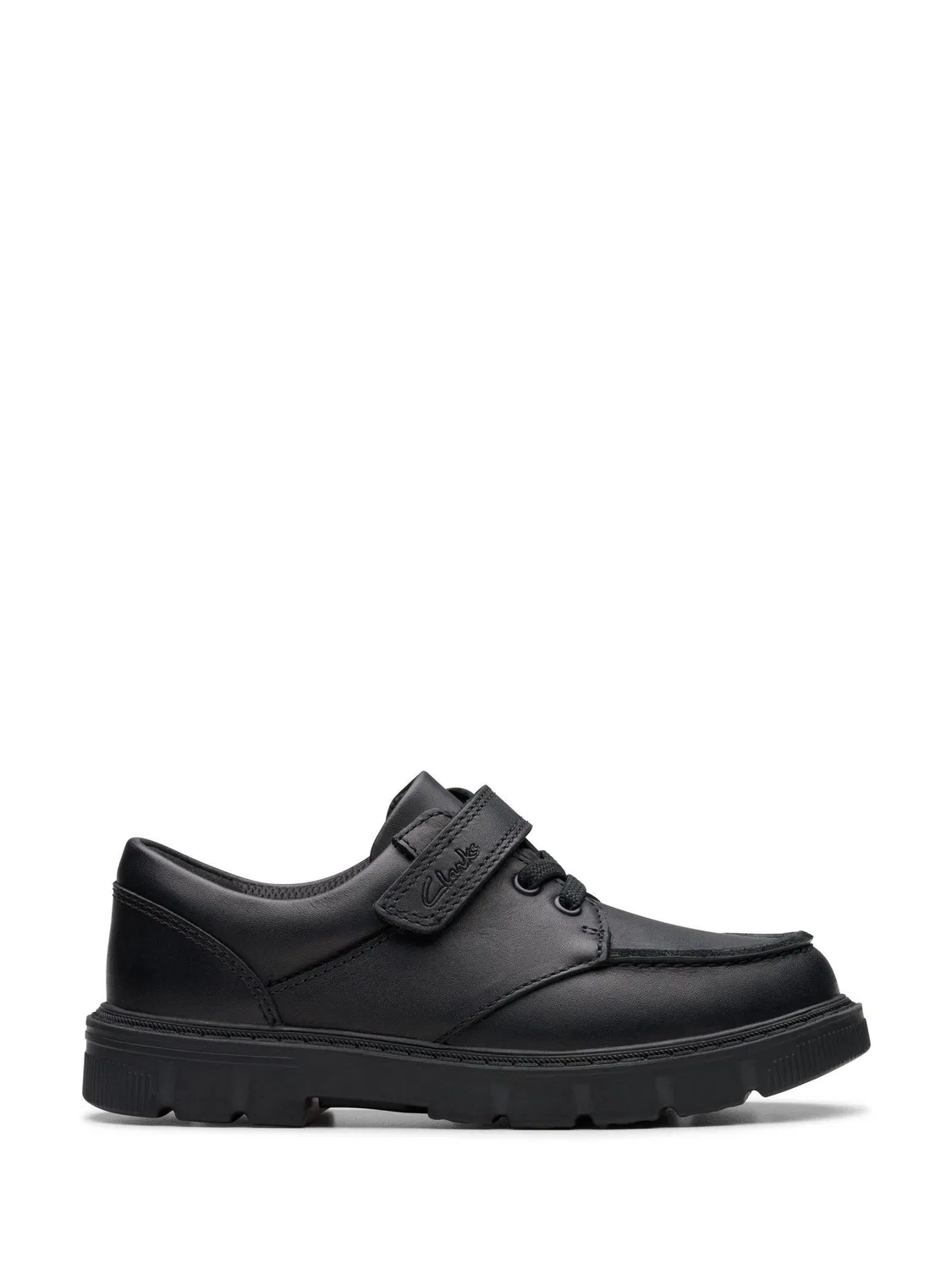 Туфли Clarks Lorcam Edge, черная кожа