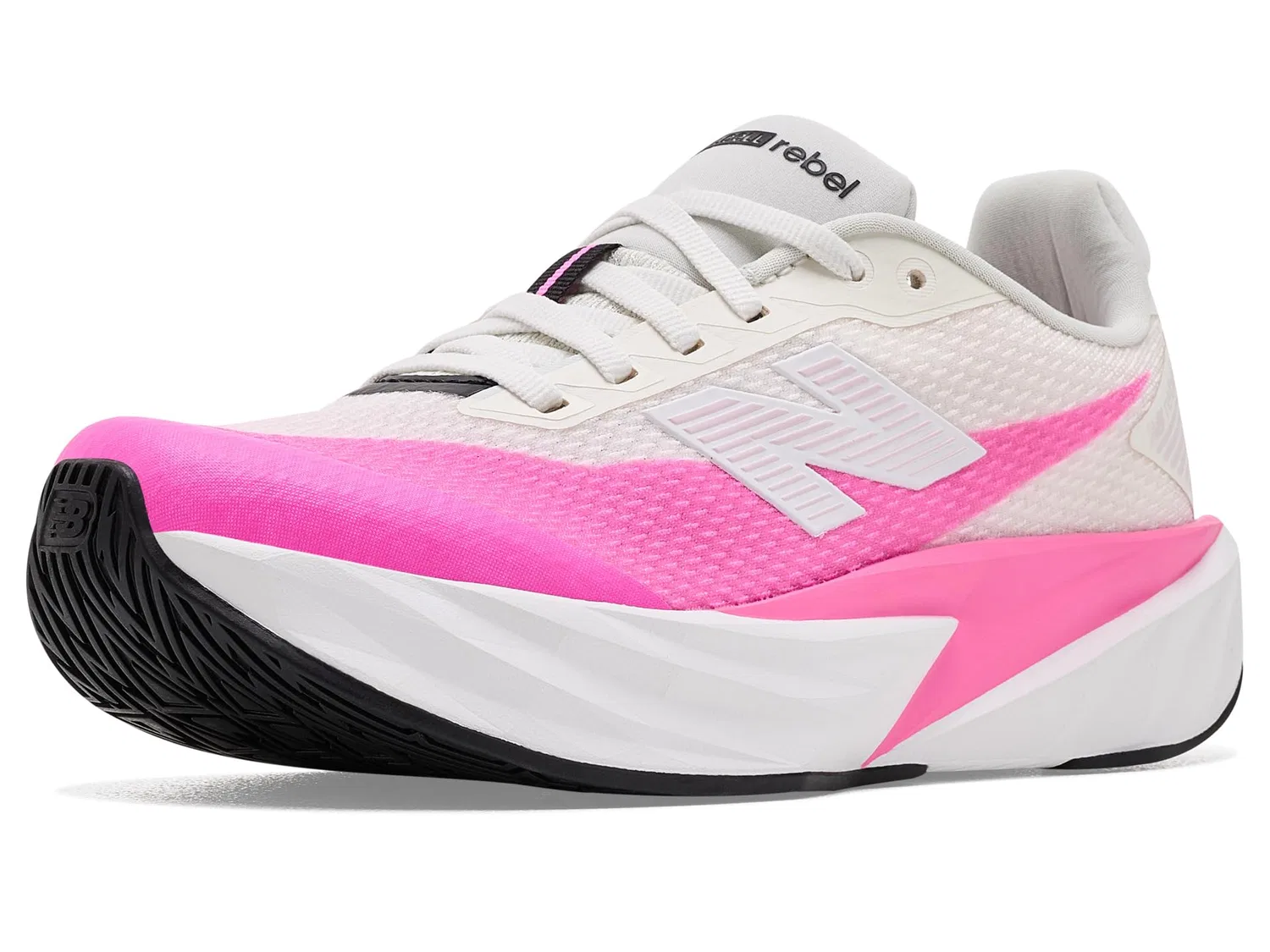 Кроссовки FuelCell Rebel Lace (для детей постарше) New Balance Kids, Pink Heat/Sea Salt — фото 2