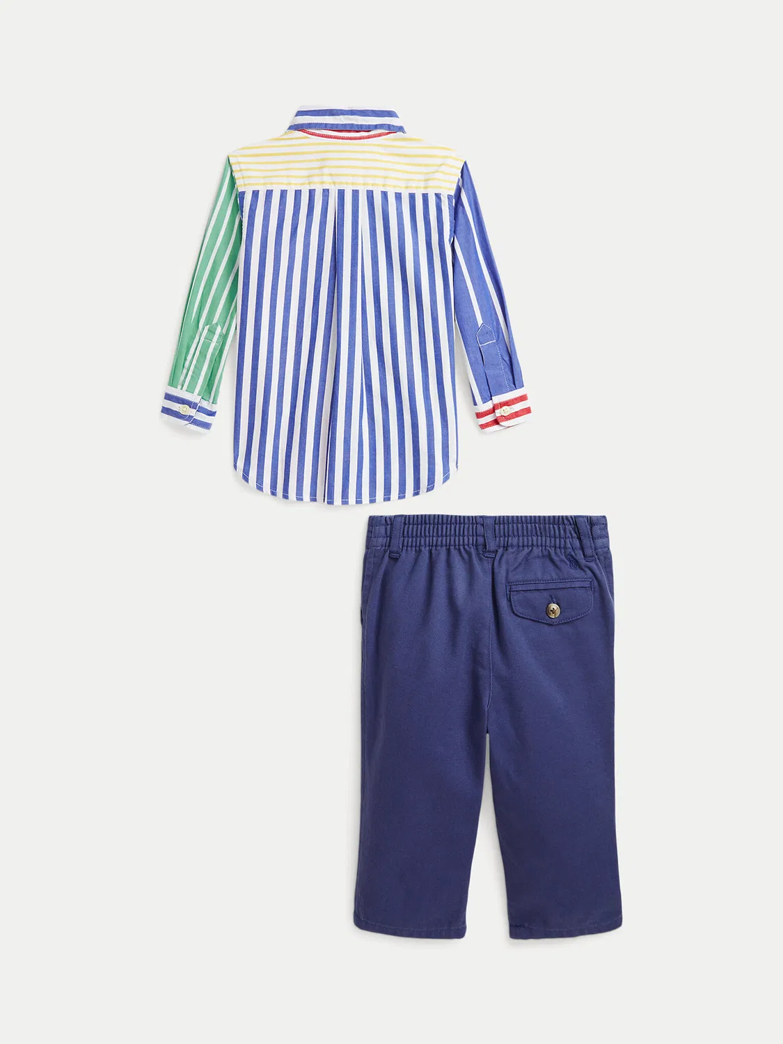 Комплект из рубашки и брюк стандартного кроя для мальчика Polo Ralph Lauren, разноцветный — фото 2