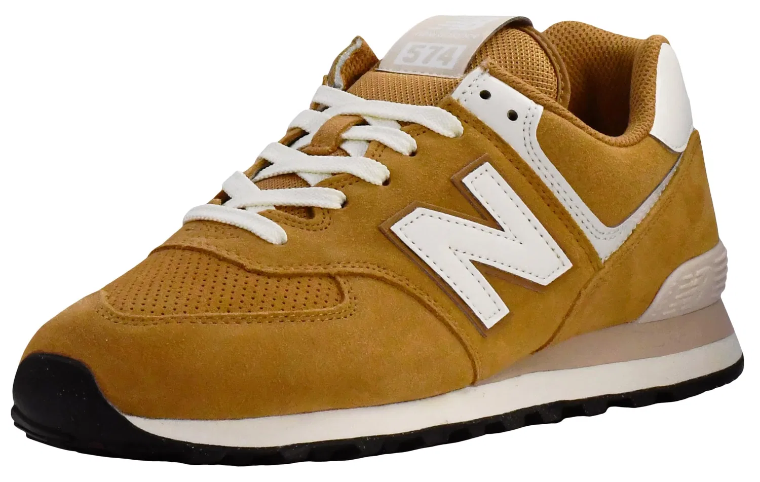 Детские кроссовки для мальчиков с шнуровкой 574 V2 New Balance, Desert Clay Sea Salt