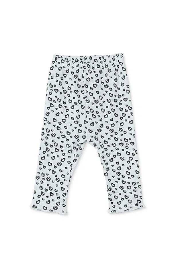 Детские леггинсы для девочек с принтом Hellobaby Ebebek Hello Baby, Ecru Printed