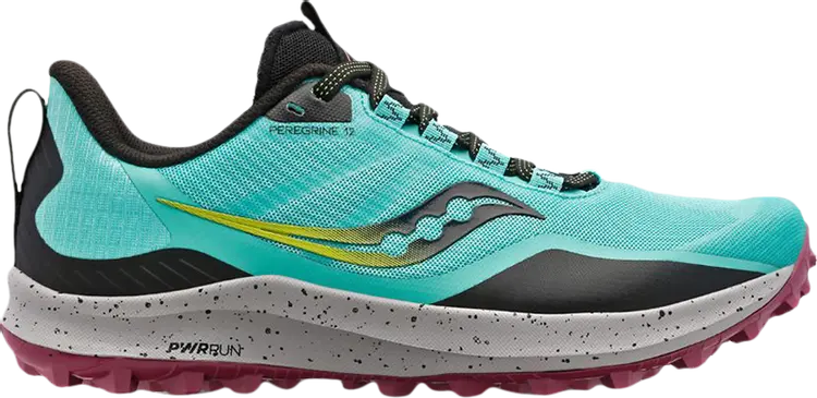 Кроссовки Saucony Wmns Peregrine 12 Cool Mint Acid, синий