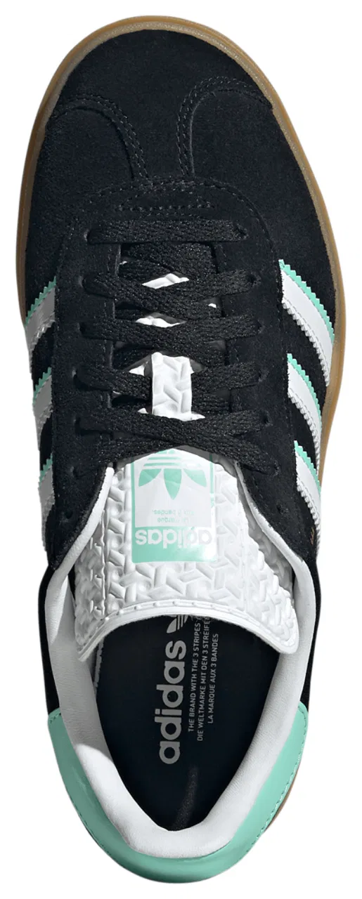 Кеды для мальчиков Gazelle Bold Adidas, цвет Ftwr White/Gum/Core Black — фото 4