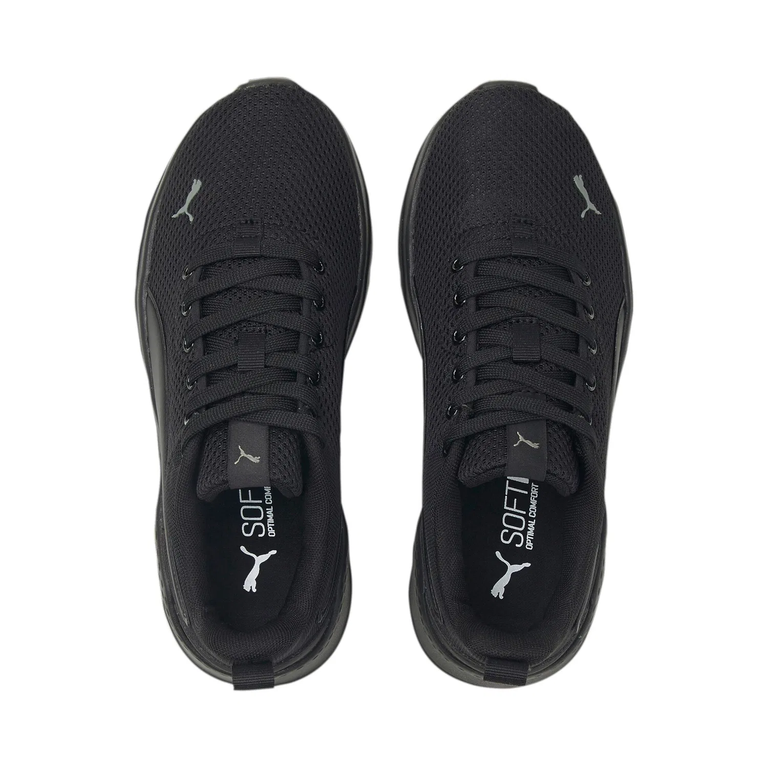 Детские кроссовки с дышащим верхом Anzarun Lite PUMA, Black/Ultra Gray — фото 4