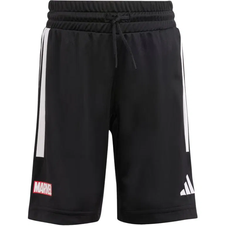 Детский комплект спортивной одежды с футболкой и шортами Adidas, White/Black — фото 4