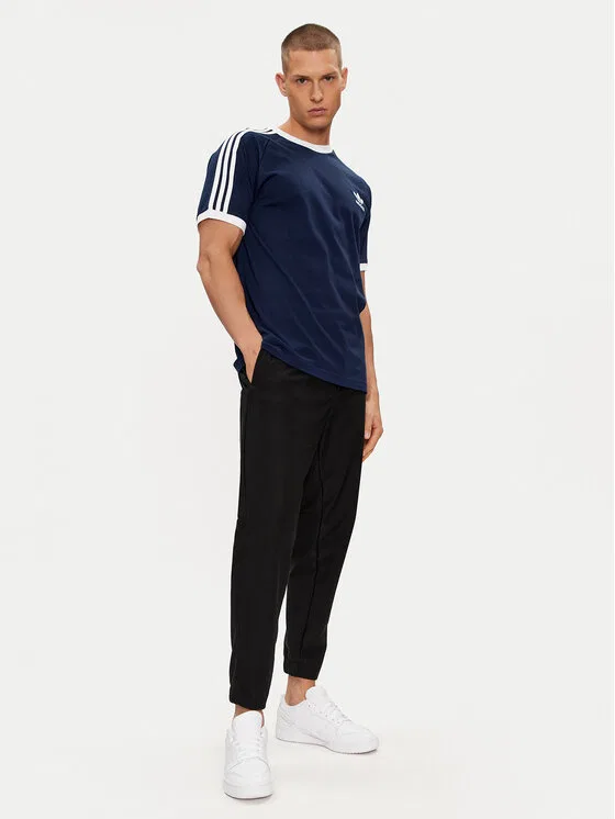 Футболка slim fit Adicolor Classics 3-Stripes T-Shirt Adidas, синий — фото 2