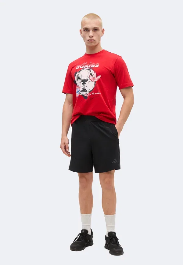Футболка Adidas Originals, алый — фото 2