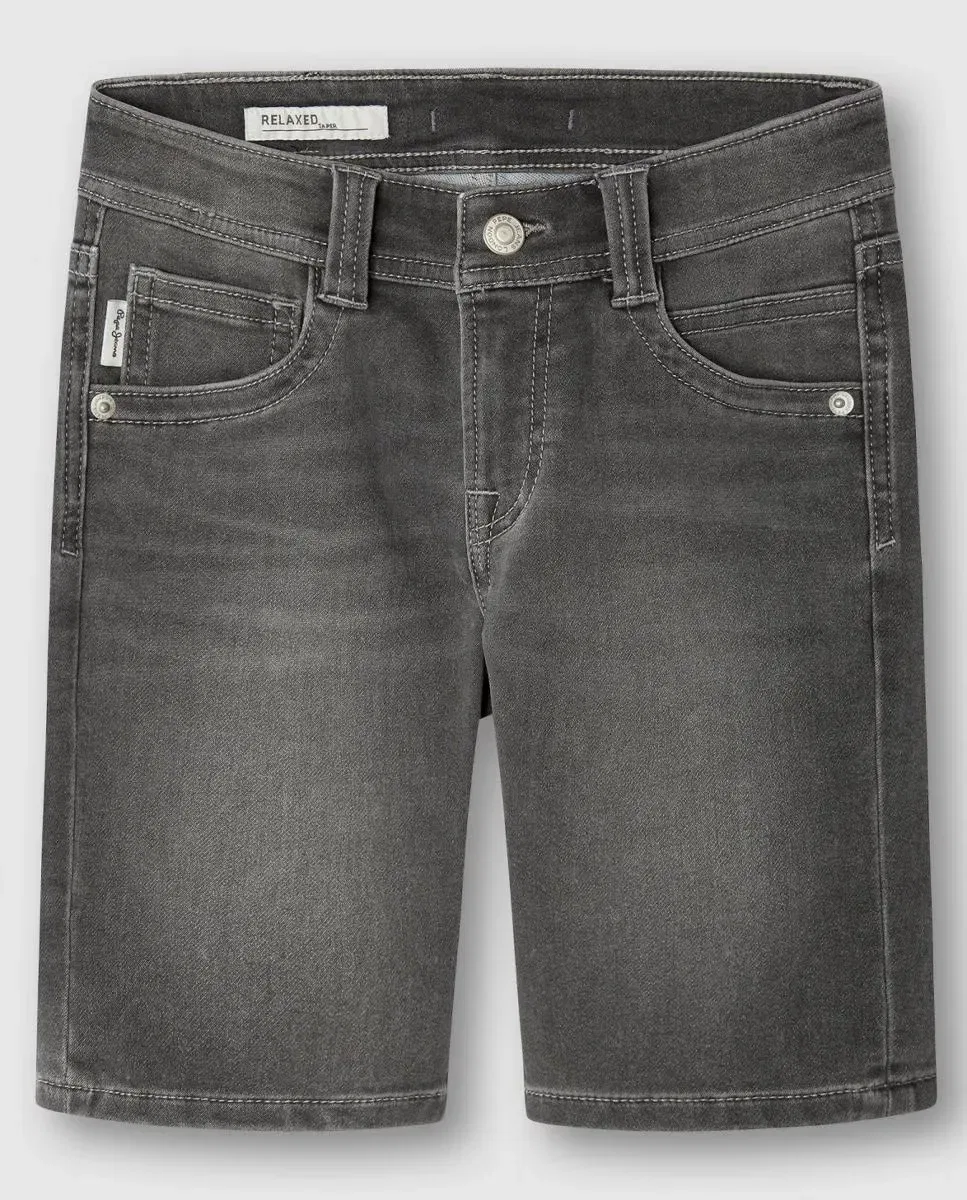 Детские шорты для мальчиков джинсовые Gymdigo Pepe Jeans, Gris Oscuro
