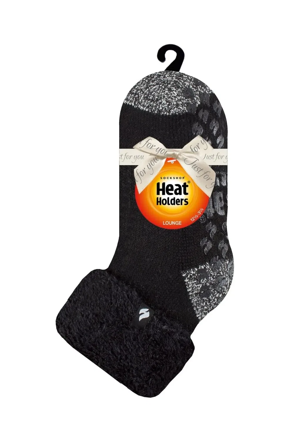 Теплые носки для дома Cosy Fluffy Bed Socks Heat Holders, Black — фото 2