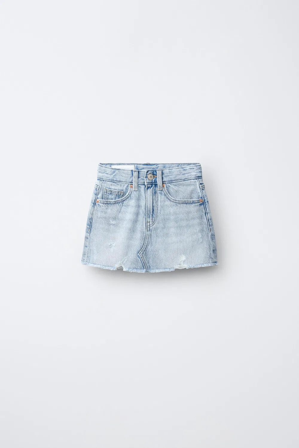 Джинсовая юбка ZARA, Light Blue