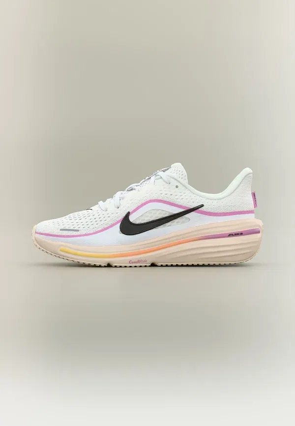 Кроссовки для бега Air Winflo 12 Nike Performance, White/Black/Light Magenta/Chalk/Tangerine Tint/Orange Pulse, белый/черный/оранжевый