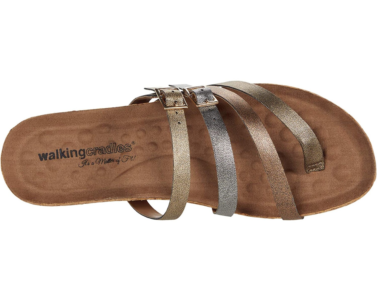 

Сандалии Penelope Walking Cradles, металлик мульти