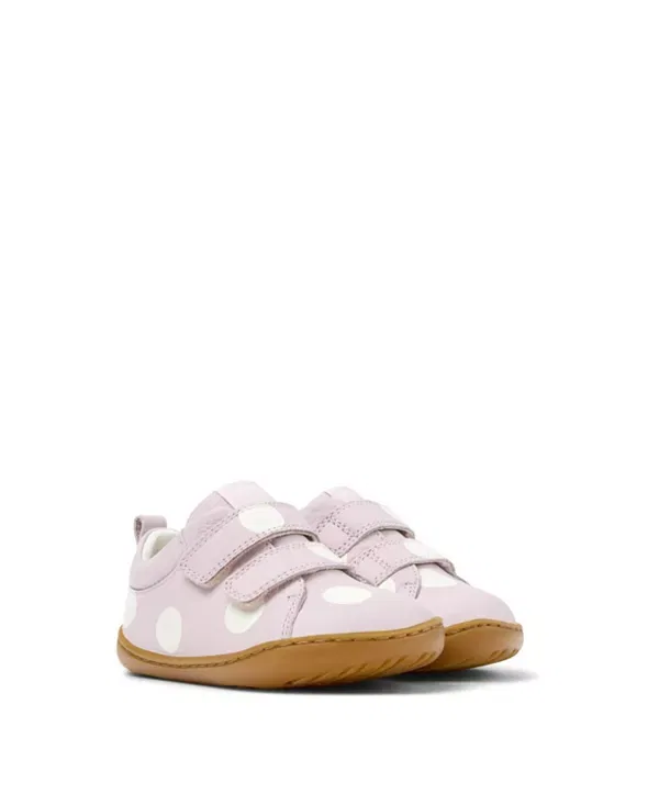 Детские кроссовки для девочек кожаные Peu Cami Mismatched Leather Sneakers Camper, мультиколор