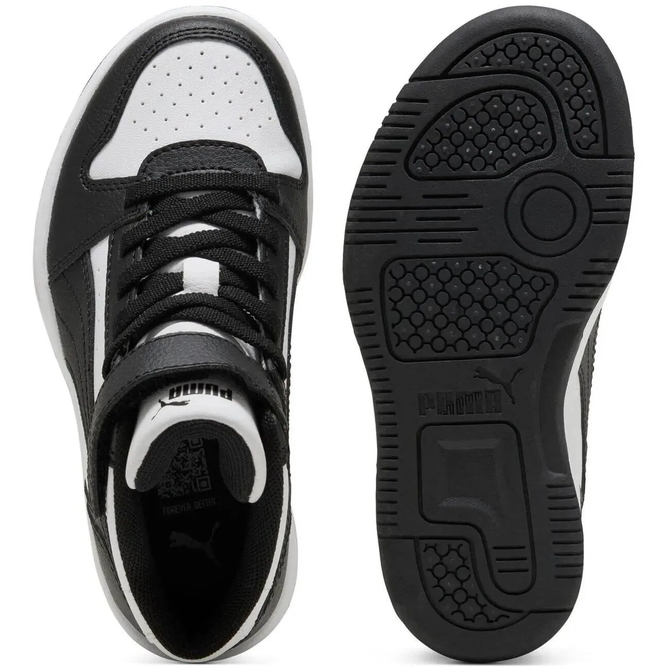 Детские кроссовки Puma Rebound Slam Mid Ac Ps, Schwarz — фото 2