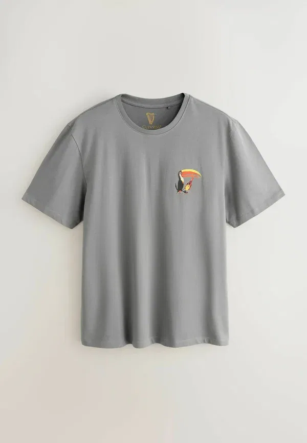 Пижамный комплект из хлопка, Regular fit - guinness short sleeve set, Next, серый — фото 4